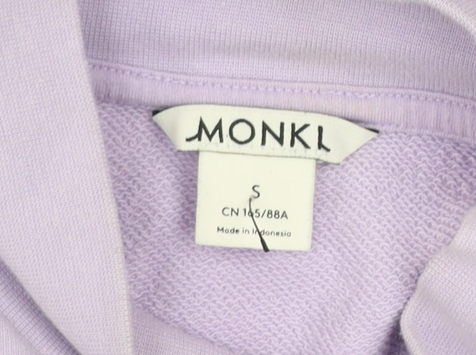 Monki Women's Purple Mock Neck Pullover Sweatshirt Size S