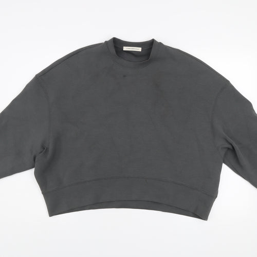 Alessandro Paccuci Womens Grey Pullover Sweatshirt Size 10 Relaxed Fit