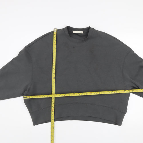 Alessandro Paccuci Womens Grey Pullover Sweatshirt Size 10 Relaxed Fit