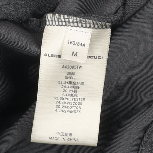 Alessandro Paccuci Womens Grey Pullover Sweatshirt Size 10 Relaxed Fit