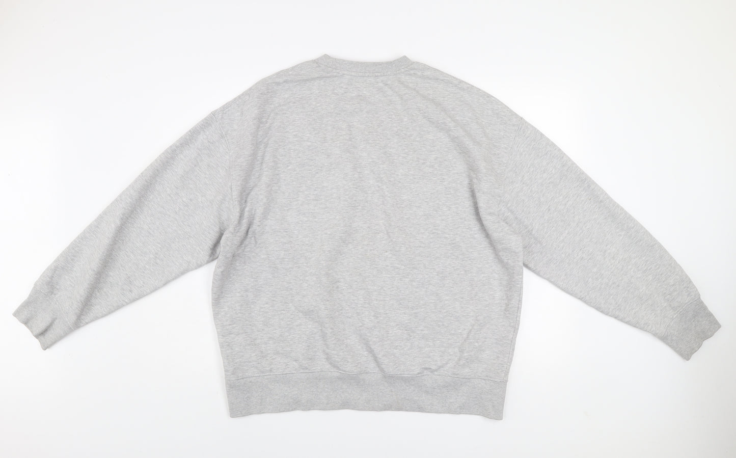 Topman Men's Grey Crew Neck Pullover Sweatshirt Size M Regular Fit