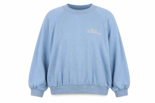 Front view of H&M Divided Women Blue XL Pullover Sweatshirt Feel Empathy