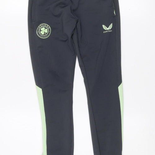 Castore Boys Black 146 Track Pants Football Training Trousers