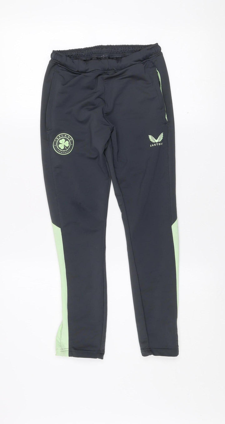 Castore Boys Black 146 Track Pants Football Training Trousers