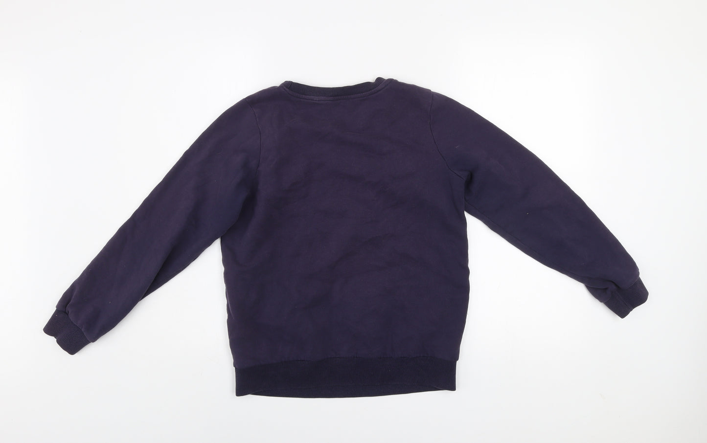 Next Women Navy Blue Newquay 1982 Pullover Sweatshirt XS Cotton Blend