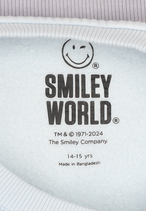 Marks and Spencer Girls Multicoloured SmileyWorld Pullover Sweatshirt 14-15 Years