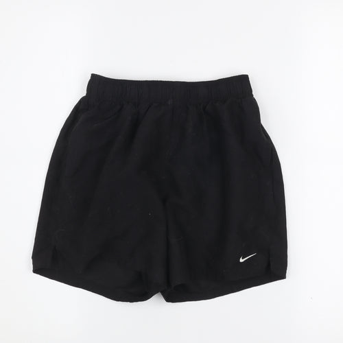 Nike Womens Black Small Polyester Running Shorts