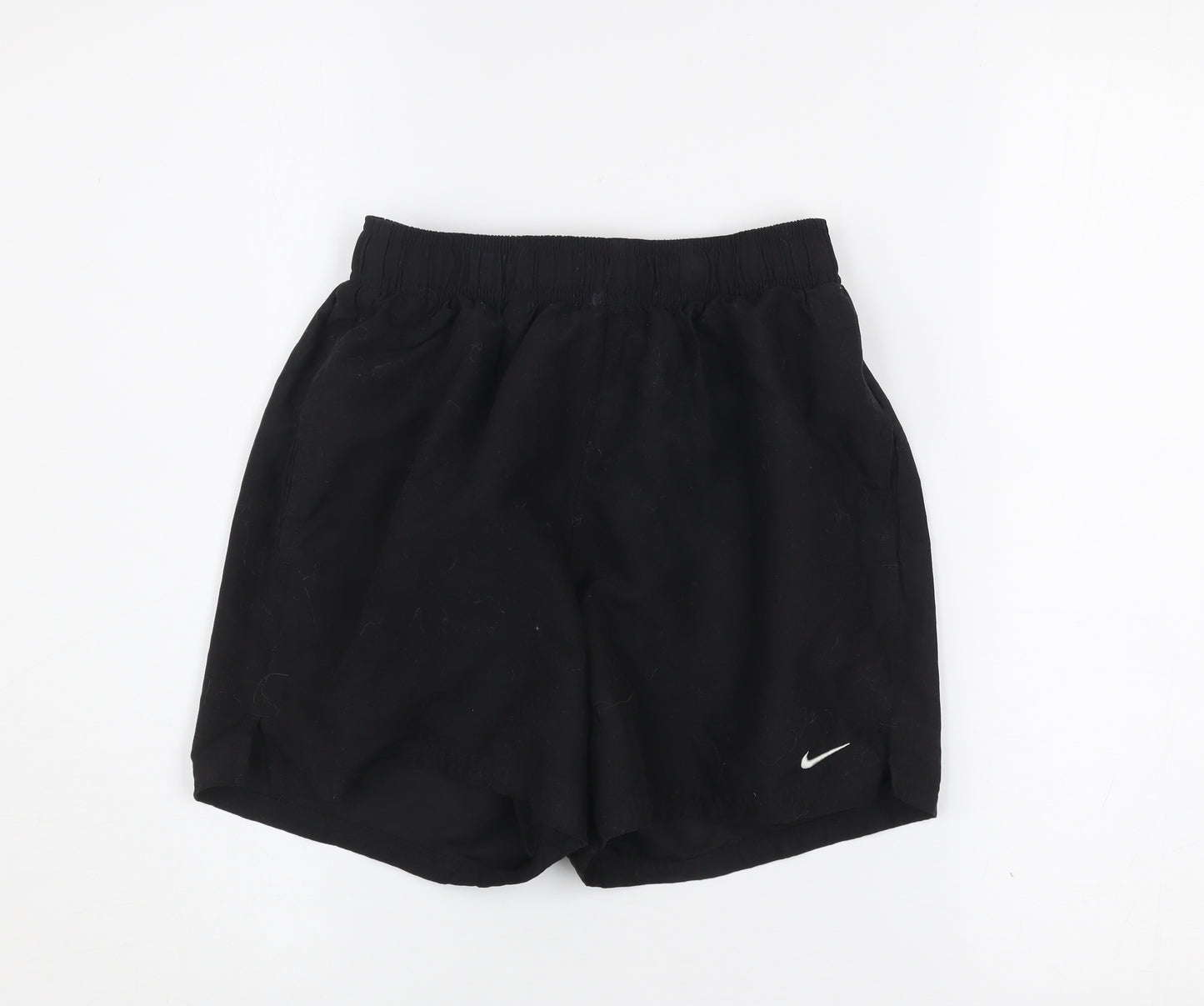 Nike Womens Black Small Polyester Running Shorts