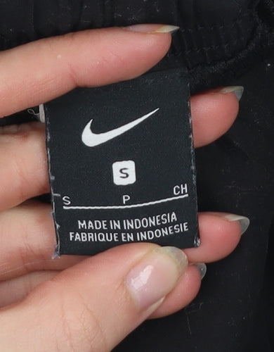 Nike Womens Black Small Polyester Running Shorts