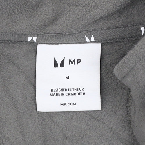 MP Men’s Grey Fleece 1/4 Zip Pullover Sweatshirt Size M