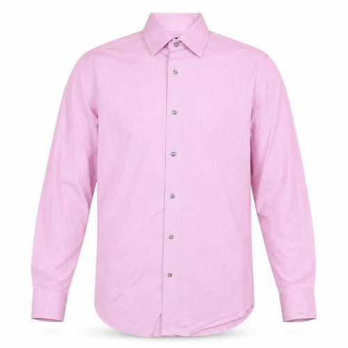 Next Signature Men's Pink Tailored Fit Cotton Dress Shirt 15in 38cm