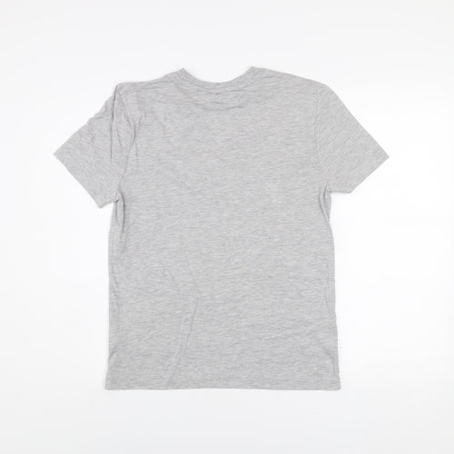 Cobra Kai Men's Grey Crew Neck Graphic T-Shirt Size S