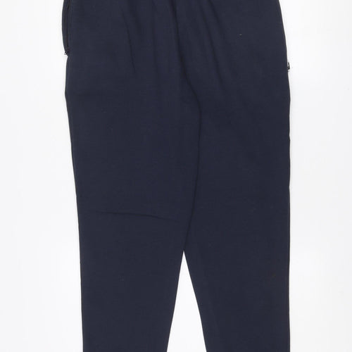 Lonsdale Men’s Blue Jogger Sweatpants M Fleece Tapered Fit