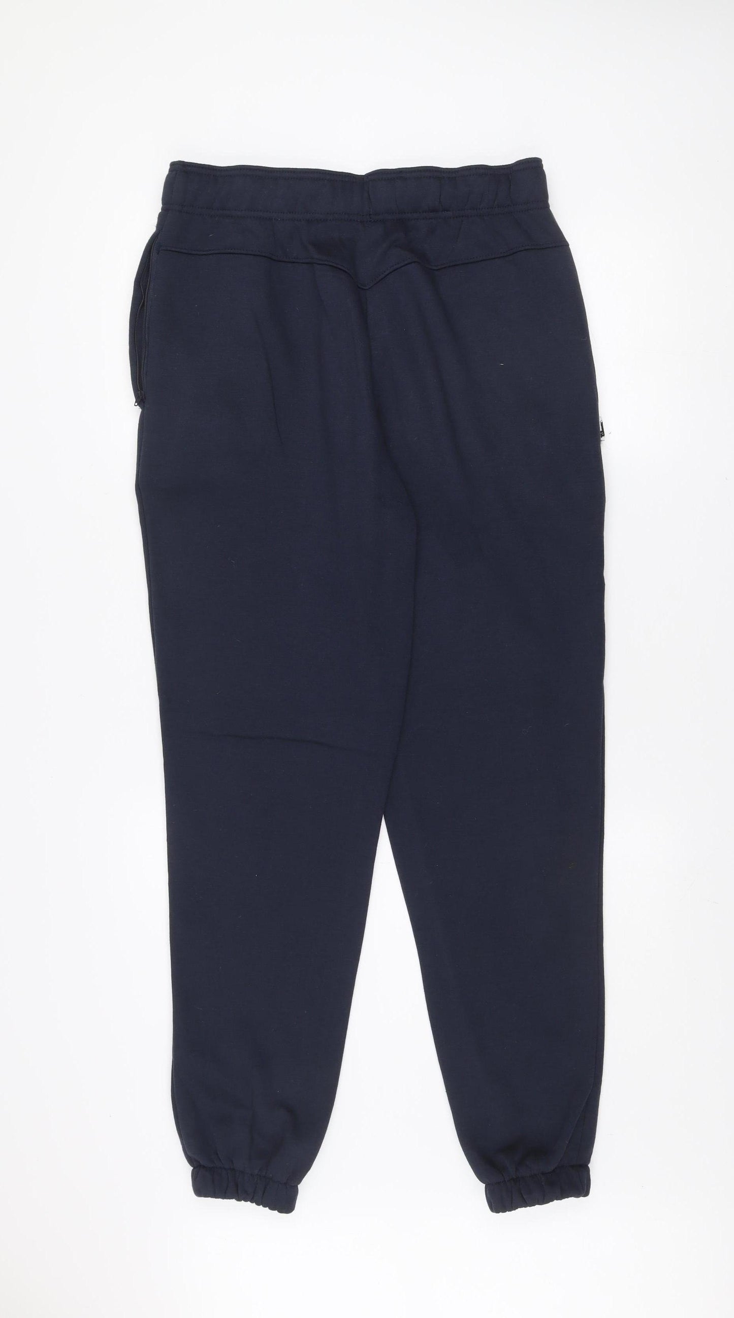 Lonsdale Men’s Blue Jogger Sweatpants M Fleece Tapered Fit