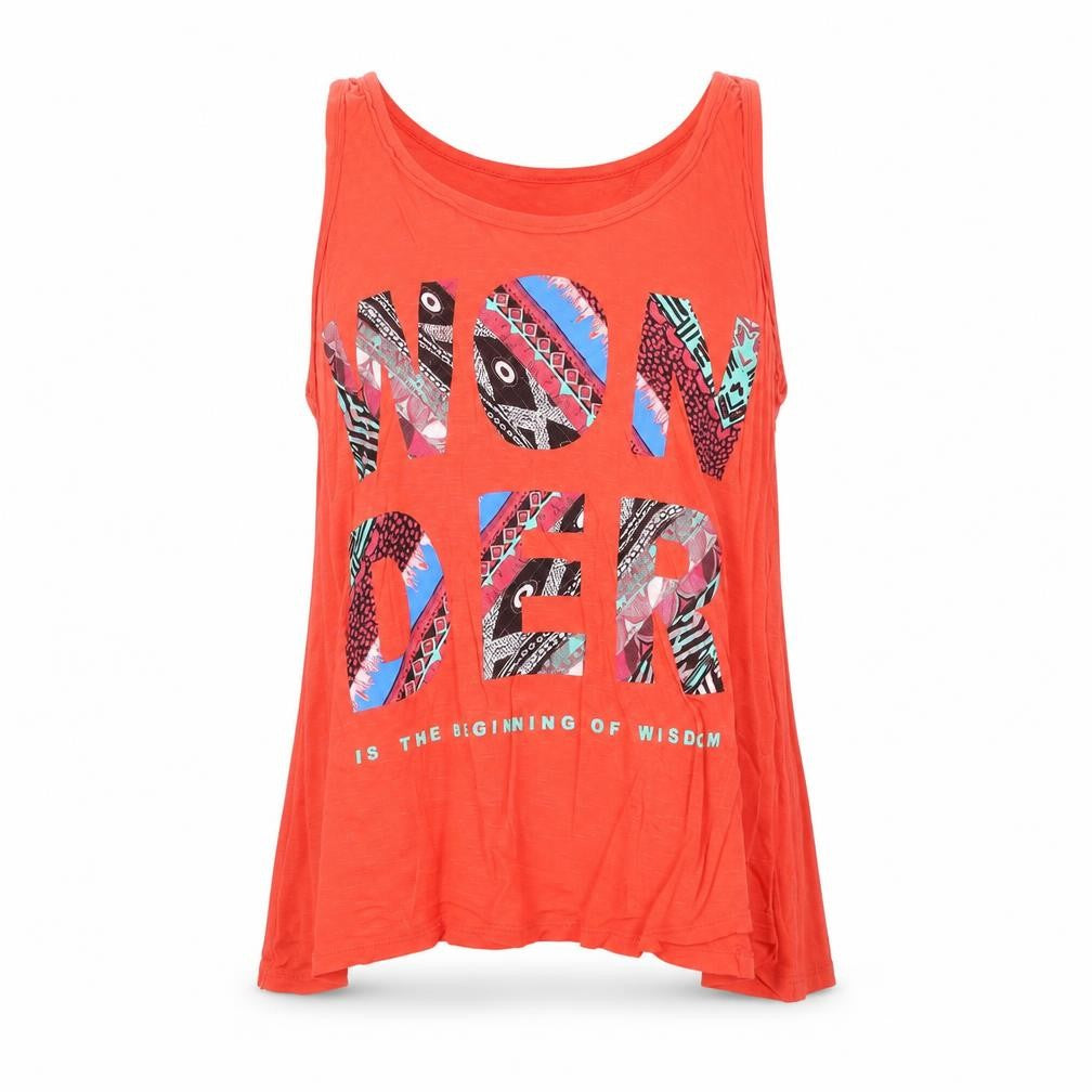 Stradivarius Women’s Red Sleeveless Viscose Tank Top Size 12