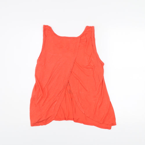 Stradivarius Women’s Red Sleeveless Viscose Tank Top Size 12