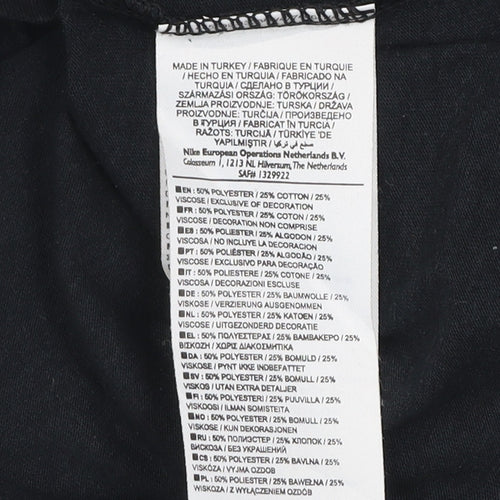 Nike Womens Black Slim Fit Racerback Tank Top L