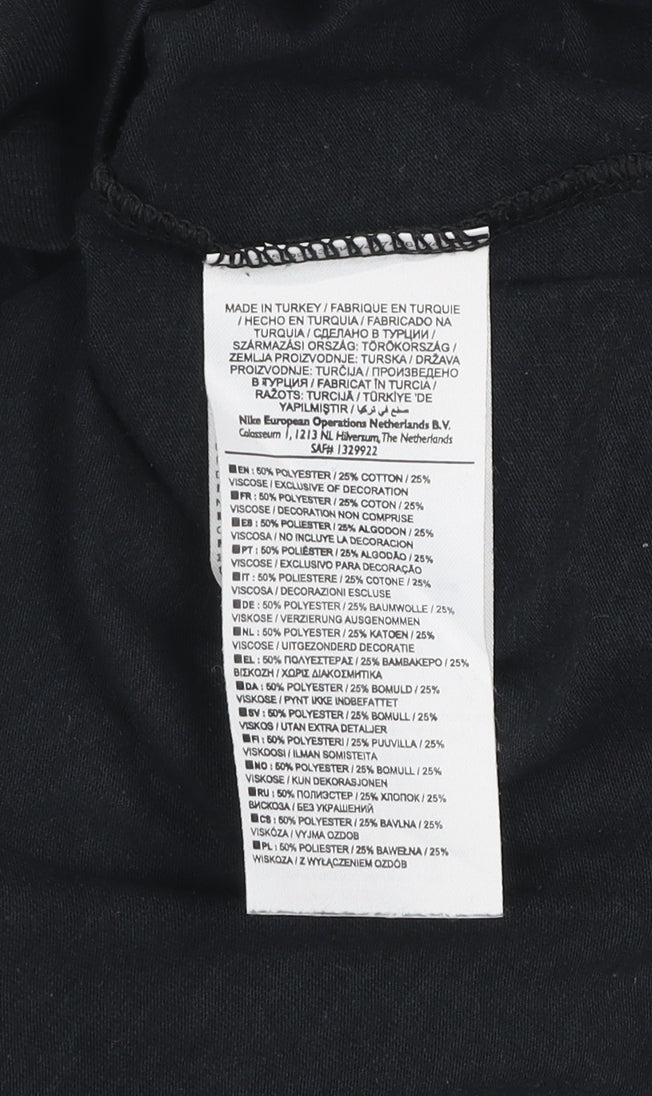 Nike Womens Black Slim Fit Racerback Tank Top L