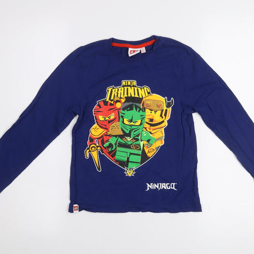 LEGO Ninjago Boys Blue Long Sleeve T-Shirt 6-7 Years Graphic Top