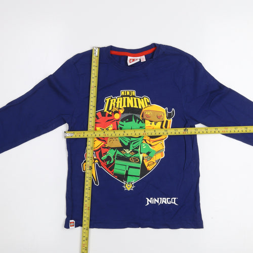 LEGO Ninjago Boys Blue Long Sleeve T-Shirt 6-7 Years Graphic Top