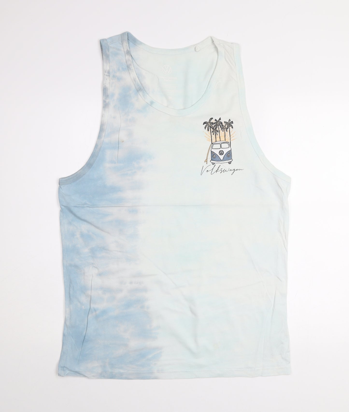 Next Men’s Blue Tie-Dye Volkswagen Sleeveless Top M