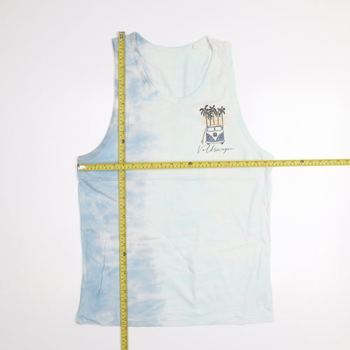 Next Men’s Blue Tie-Dye Volkswagen Sleeveless Top M