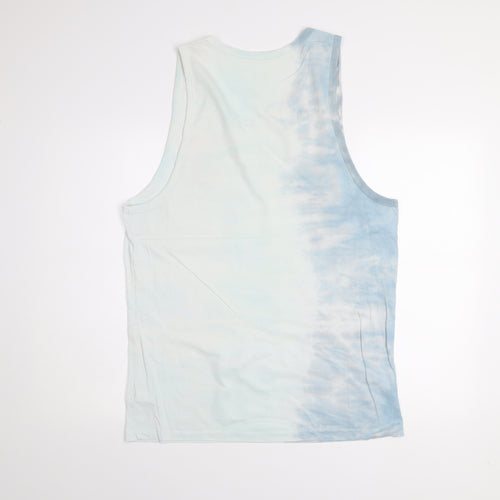 Next Men’s Blue Tie-Dye Volkswagen Sleeveless Top M