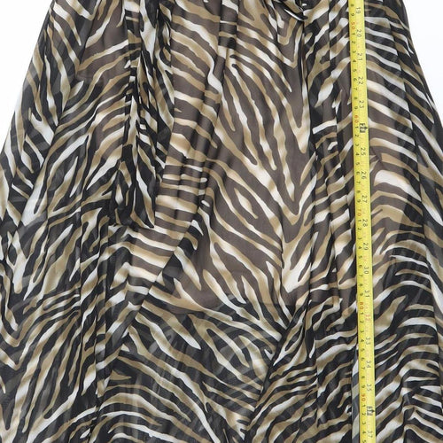 Very Women’s Long Animal Print Wrap Dress Size 14