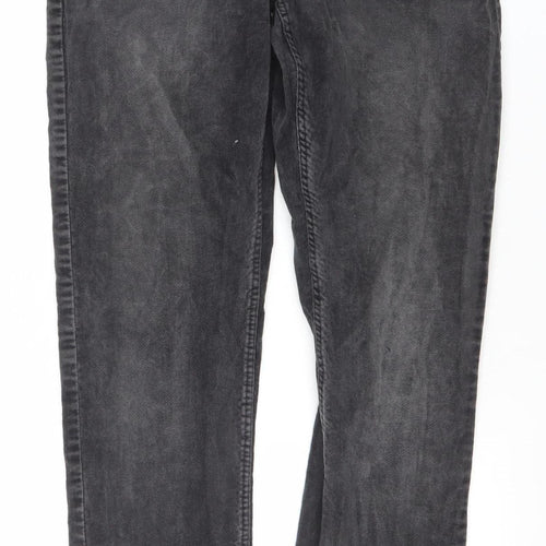 Cortigiani Men's Black Slim Fit Jeans Size 32 Straight Leg Denim