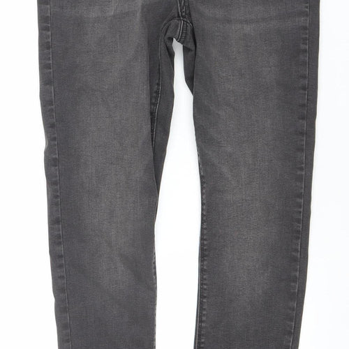 Denim Co Women's Black Skinny Jeans Size 14 Regular Stretch Denim