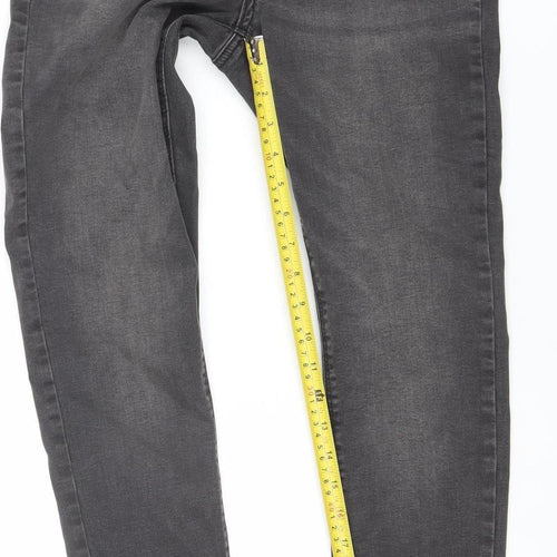 Denim Co Women's Black Skinny Jeans Size 14 Regular Stretch Denim