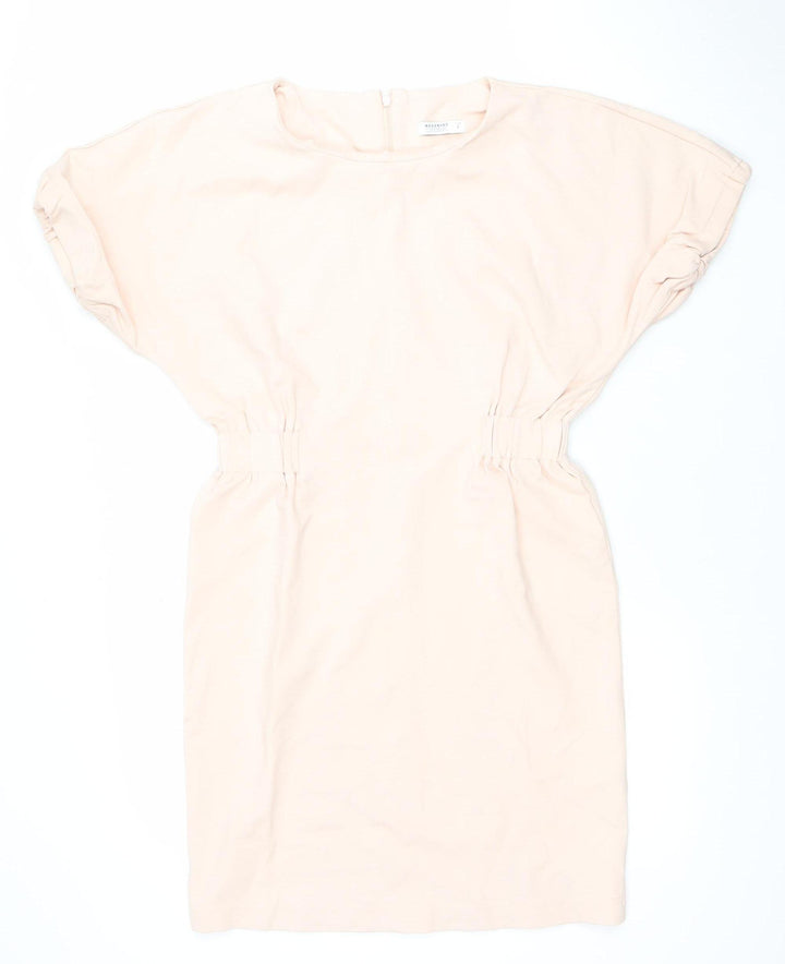 Reserved Women’s Beige Bodycon Dress Size S Knee Length
