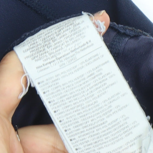 Nike Women’s Blue Dri-FIT Capri Leggings Size M Moisture Wicking