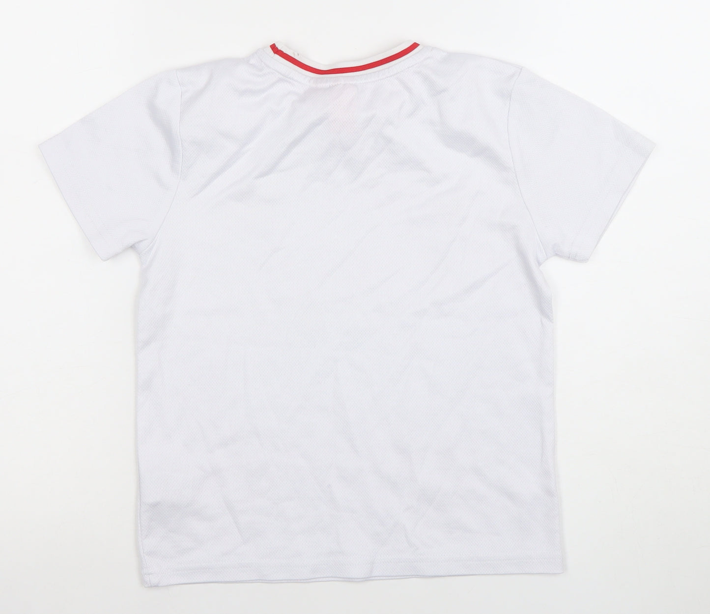 Liverpool FC Boys White Short Sleeve Jersey T-Shirt 7-8 Years
