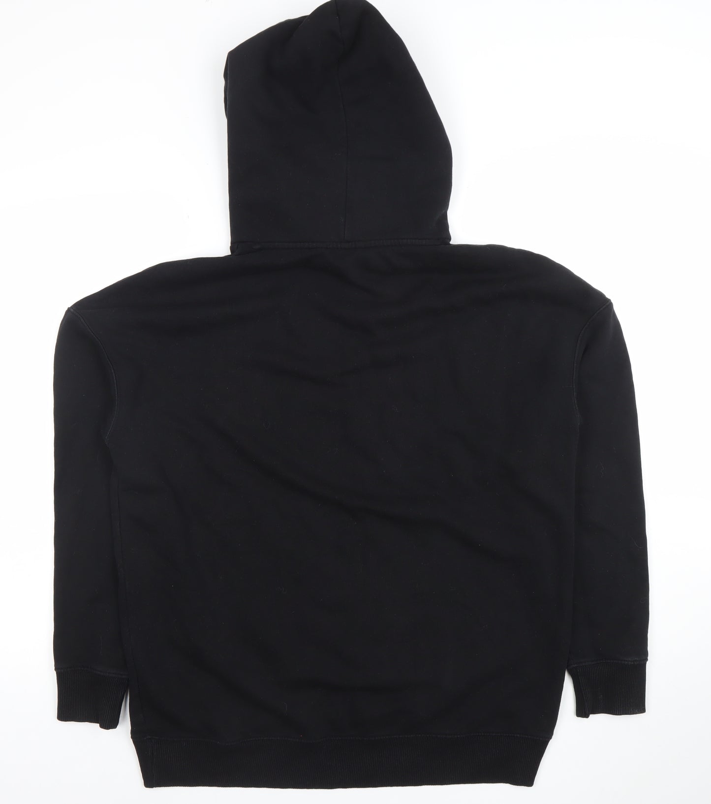 Very Women’s Black Cotton Blend Pullover Hoodie Size 14