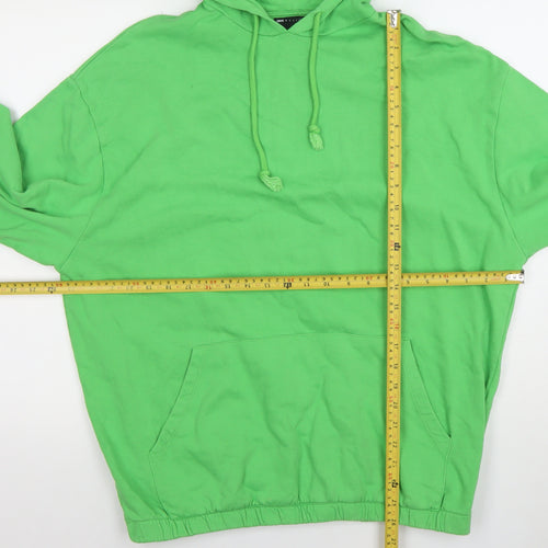 ASOS DESIGN Men's Green Pullover Hoodie Size S Regular Fit Fleece