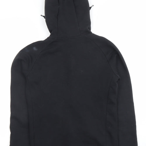 Björn Borg Women's Black Full Zip Hoodie Size 6 Cotton Blend