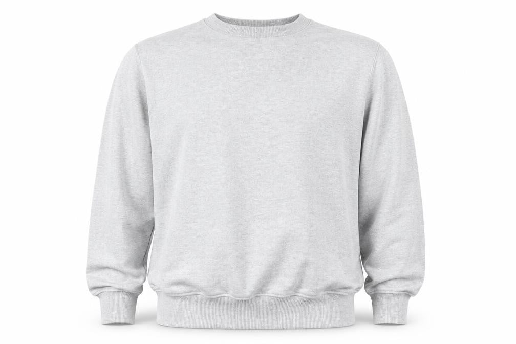 Front view of Zara Men’s Grey Cotton Blend Pullover Sweatshirt, size S