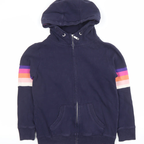 Next Girls Blue Colourblock Full Zip Hoodie 13 Years