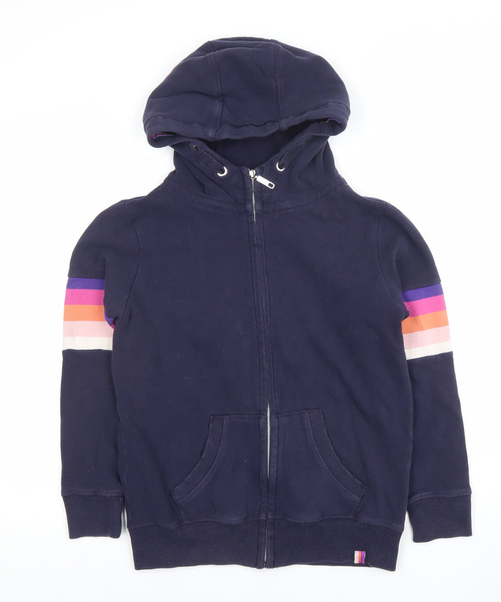 Next Girls Blue Colourblock Full Zip Hoodie 13 Years