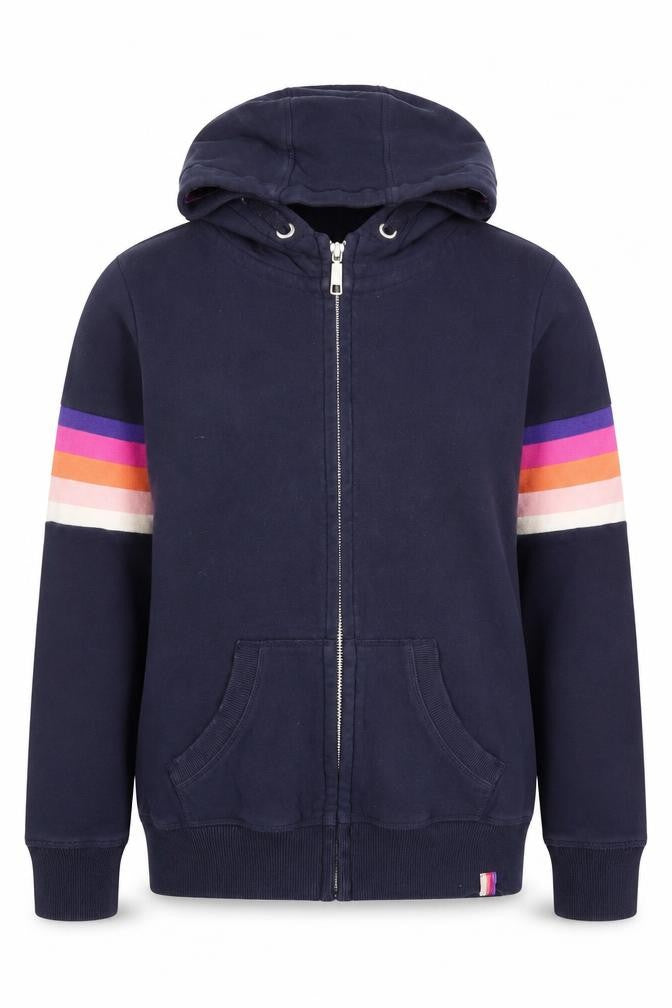 Next Girls Blue Colourblock Full Zip Hoodie 13 Years