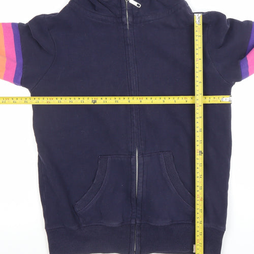 Next Girls Blue Colourblock Full Zip Hoodie 13 Years