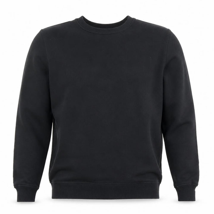 Pull&Bear Men's Black Skull Embroidered Sweatshirt Size S