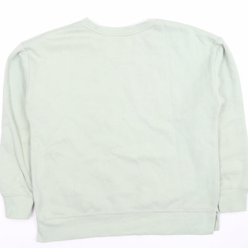Dunnes Women’s Light Green Crew Neck Pullover Sweatshirt Size S