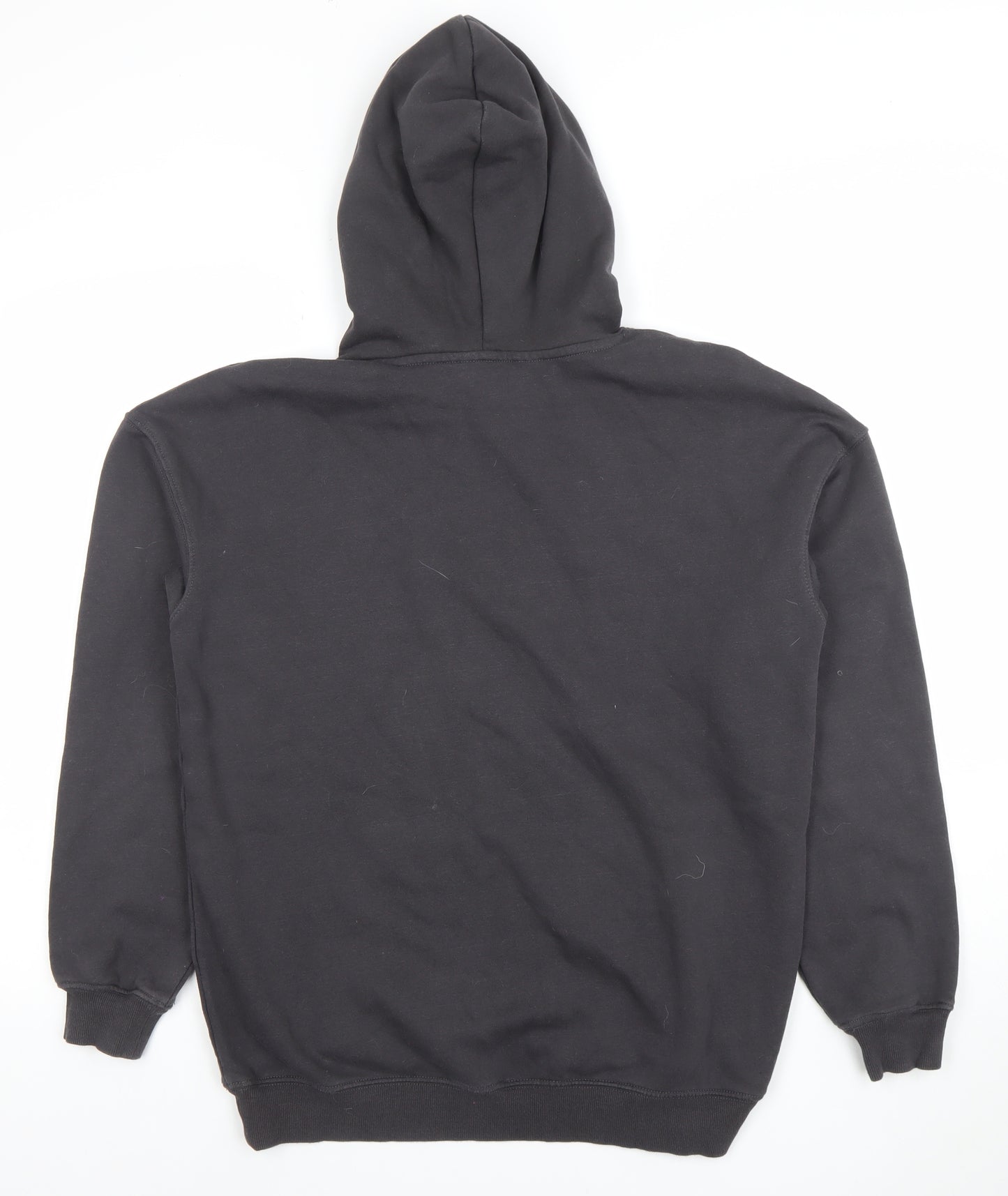 H&M Girls Black Butterfly Graphic Pullover Hoodie - 14 Years