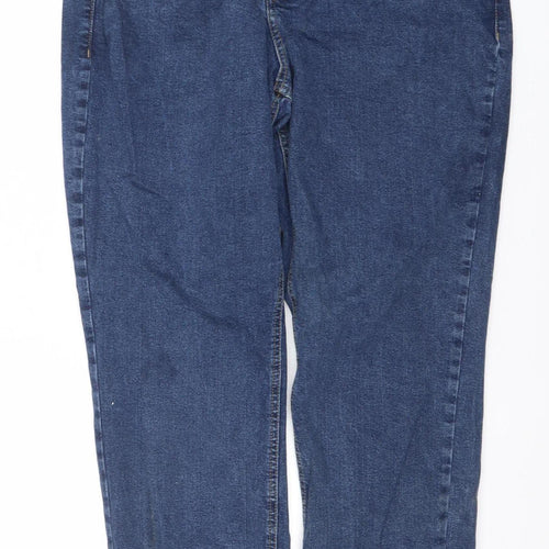 Denim Co. Men's Blue Regular Fit Straight Jeans 36W 30L