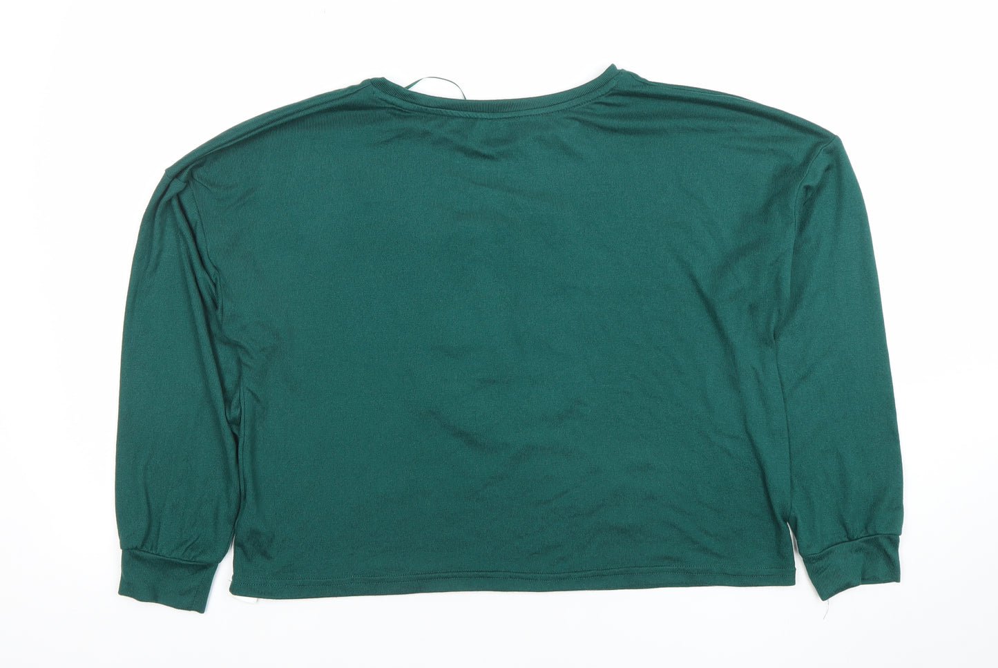 Women's Green The Grinch Christmas Long Sleeve Pyjama Top L