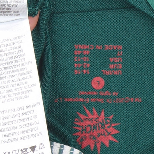 Women's Green The Grinch Christmas Long Sleeve Pyjama Top L