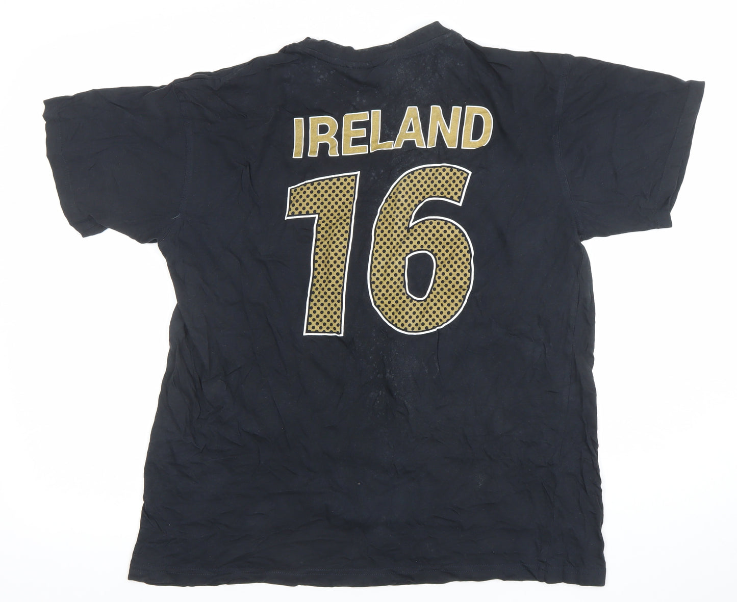Traditional Craft Men's Black Georgia Tech Dublin 2016 Graphic T-Shirt Size L