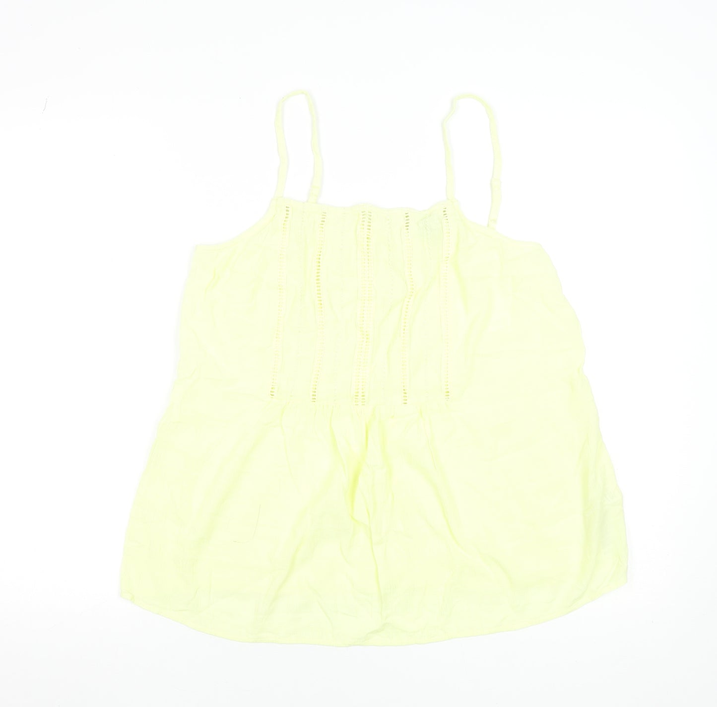 Marks and Spencer Women's Yellow Sleeveless Camisole Tank Top Size 12